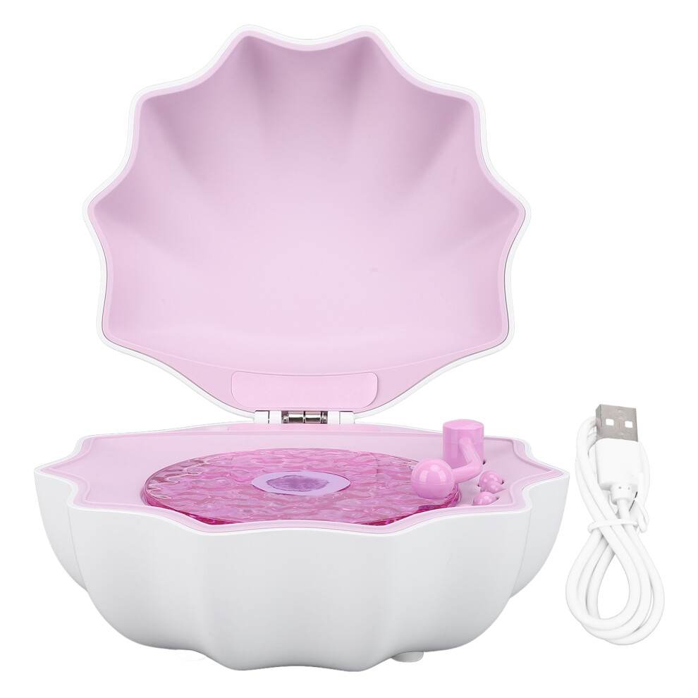 Shell Lamp Speaker Music Projection Speaker Purple 8320539543680