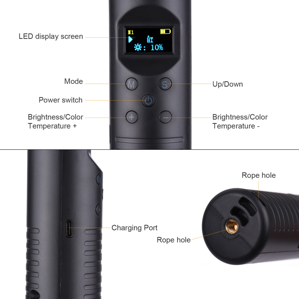 20W Handheld Rgb Colorful Wand Led Light 8320539544670