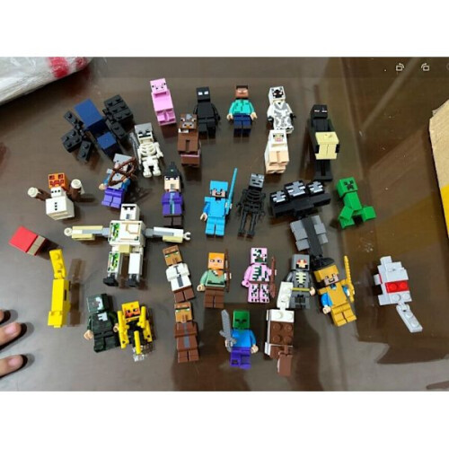 29 Minecraft Bausteine Figuren Spielzeug Minifiguren Kompatibel mit Minecraft[JUN] 2