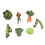 7pcs Simulated Vegetable Set Miniature Vegetable 6