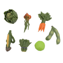7pcs Simulated Vegetable Set Miniature Vegetable