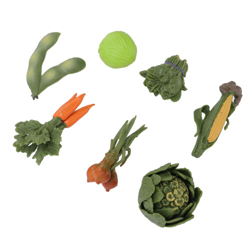 7pcs Simulated Vegetable Set Miniature Vegetable 2