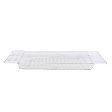 Bathtub Tray Multifunctional Drain Bath Shelf PET