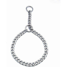 Solid Iron Dog Collar Adjustable Metal Chain Large Pet Training Collar