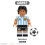 8er-Pack Fußballmannschaft Messi Neymar Bausteinfigur 4