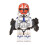8 pezzi Star Wars Rex Jesse CloneCompatibile con 99 minifigure Wrecker Hunter Mini blocchi da costruzione 4