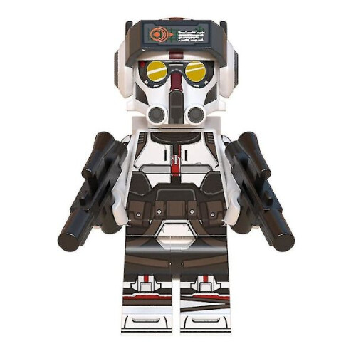 8 pezzi Star Wars Rex Jesse CloneCompatibile con 99 minifigure Wrecker Hunter Mini blocchi da costruzione 2