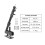 Metal Wall Mounting Light Stand Triangle Boom Arm 2