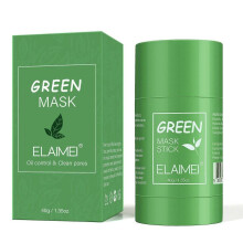 Green Tea Mask Stick Green Tea Extract Blackhead Removal Deep Clean Pore Moisturizing Brightening Blackhead Removal Suitable for All Skin Types