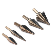 5 Stück HSS-Stufenbohrer Set, Kobaltblau Beschichtet, Metrische Größen