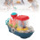 Light Up Transparent Gear Ship Toy Projection 12