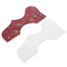 2 Stück Rote Gitarren-Schutzketten, Kratzfeste Kunststoffschutzplatte 270x115mm