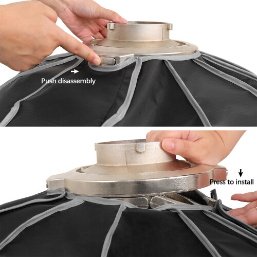 60cm/ 23.6in Quick Release Parabolic Softbox 1
