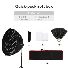 90cm/ 35.4in Quick Release Parabolic Softbox