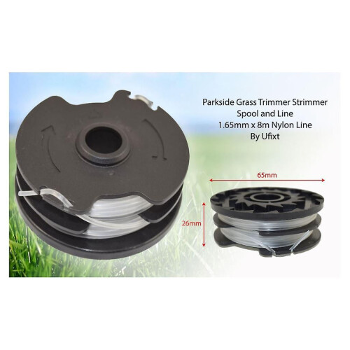 Parkside Grass Strimmer Trimmer Spool and Dual Line 1.65mm x 8m 1