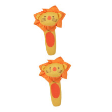 Plüsch Rasselspielzeug Handshake Set – 2 Stück Cartoon Tierdesign, Sicher, Langlebig, Ideal für Kleinkinder und Spielaktivitäten