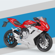 1:18 Diecast Metal GSX-S1000F 2017 Motorcycle Model Toy, Miniature Racing Collectible, Multicolor