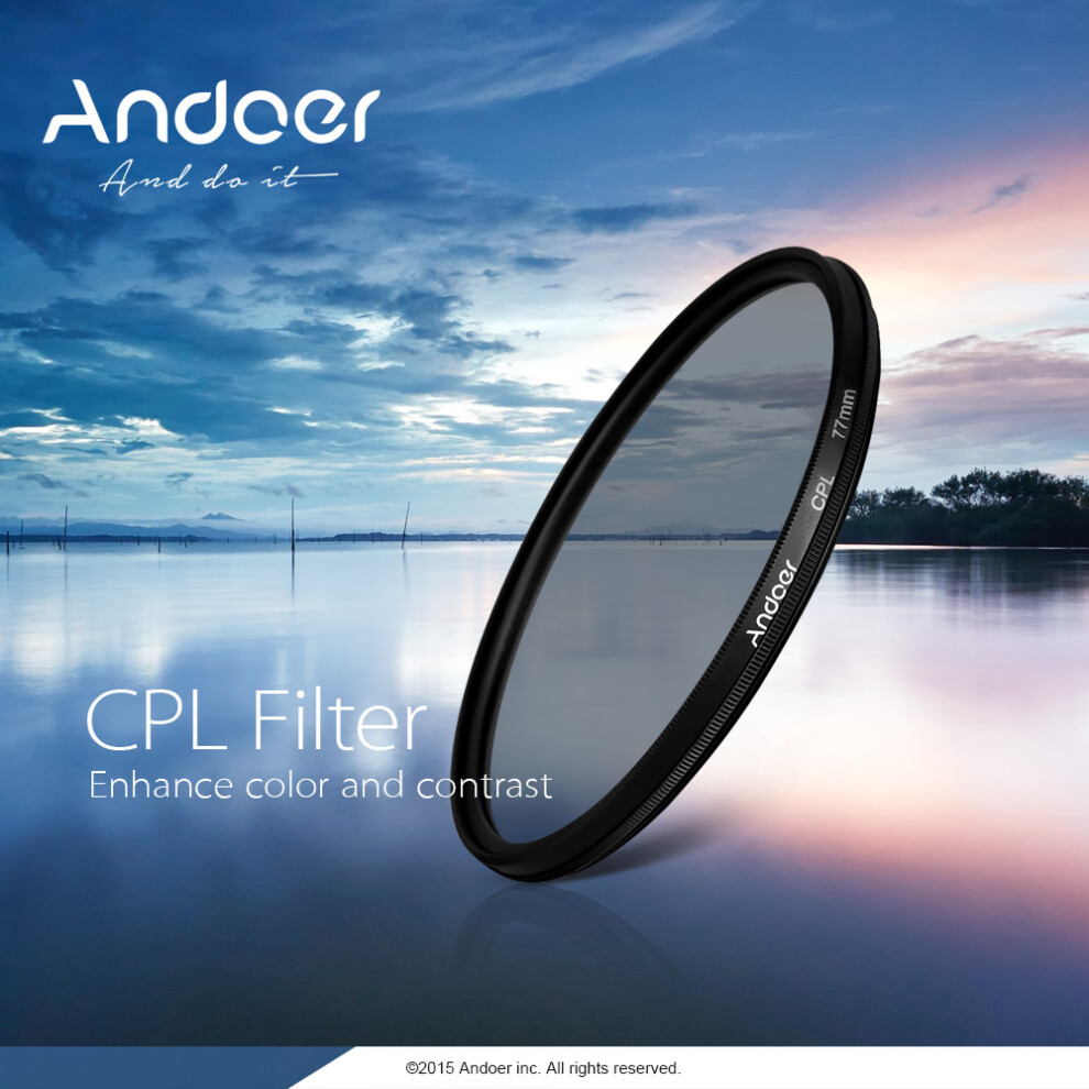 Andoer 55Mm Uv+Cpl+Close-Up+4 +Star 8-Point Filter 8320539550770