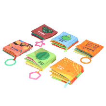 Waschbares weiches Baby-Buch - Bunte Früchte, kognitives Spielzeug für Kinder ab 1 Jahr