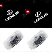 2 pieces are applicable to Lexus LS RX ES IS LX Lexus Door Projection Atmosphere Lamp