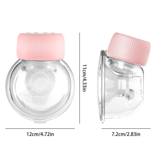2 Pack Hands Free Wearable Breast Pump with 4 2