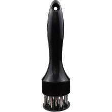 (Black) Stainless Steel Meat Tenderizer Tool for Steak, Chicken, and Pork - Heavy Duty Needle Design