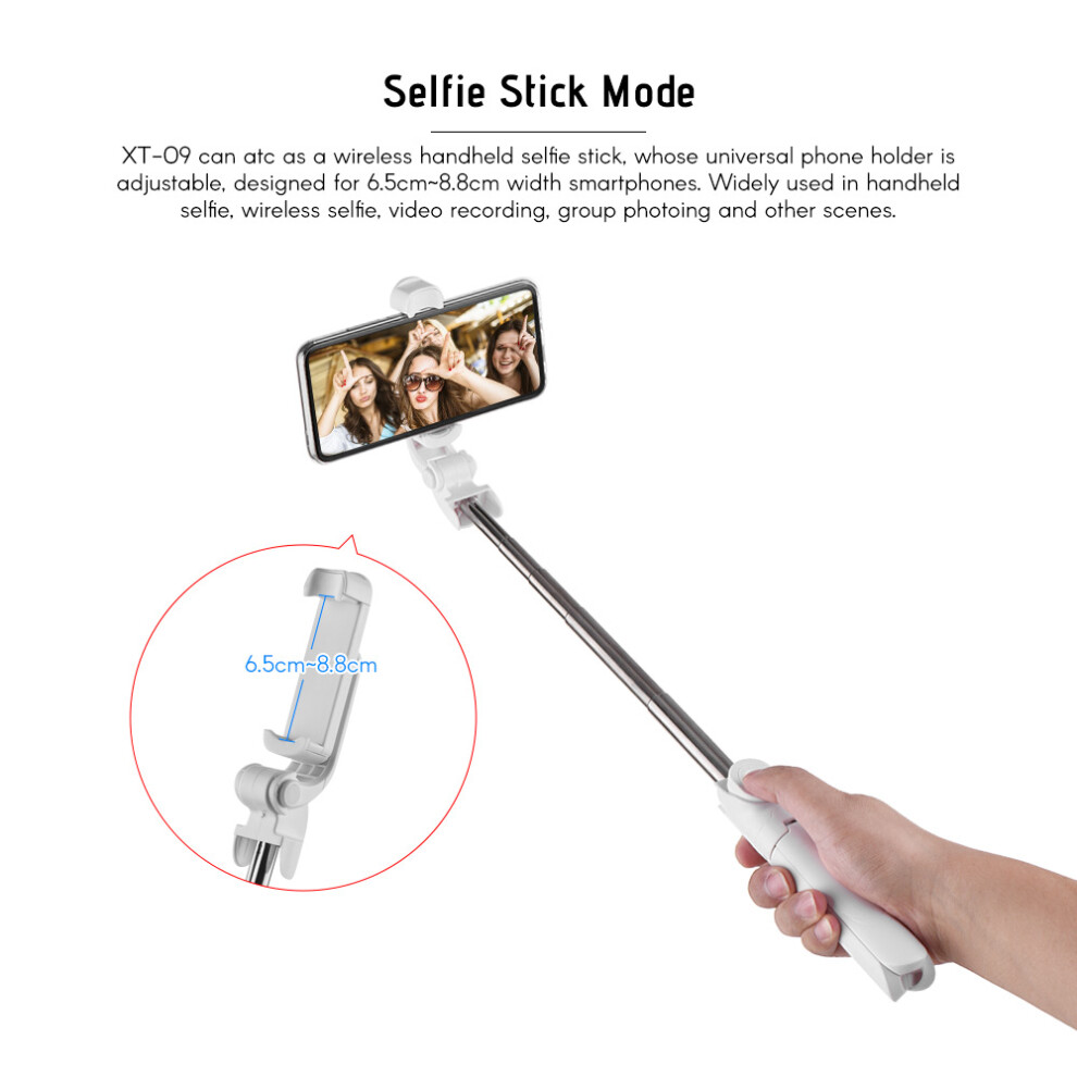 5-Section Extendable Selfie Stick Integrated