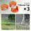 Worx Trimmer Replacement Spool Cap Covers (3 Pack) - Suitable For Worx Weed Eater xh 5