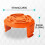 Worx Trimmer Replacement Spool Cap Covers (3 Pack) - Suitable For Worx Weed Eater xh 2