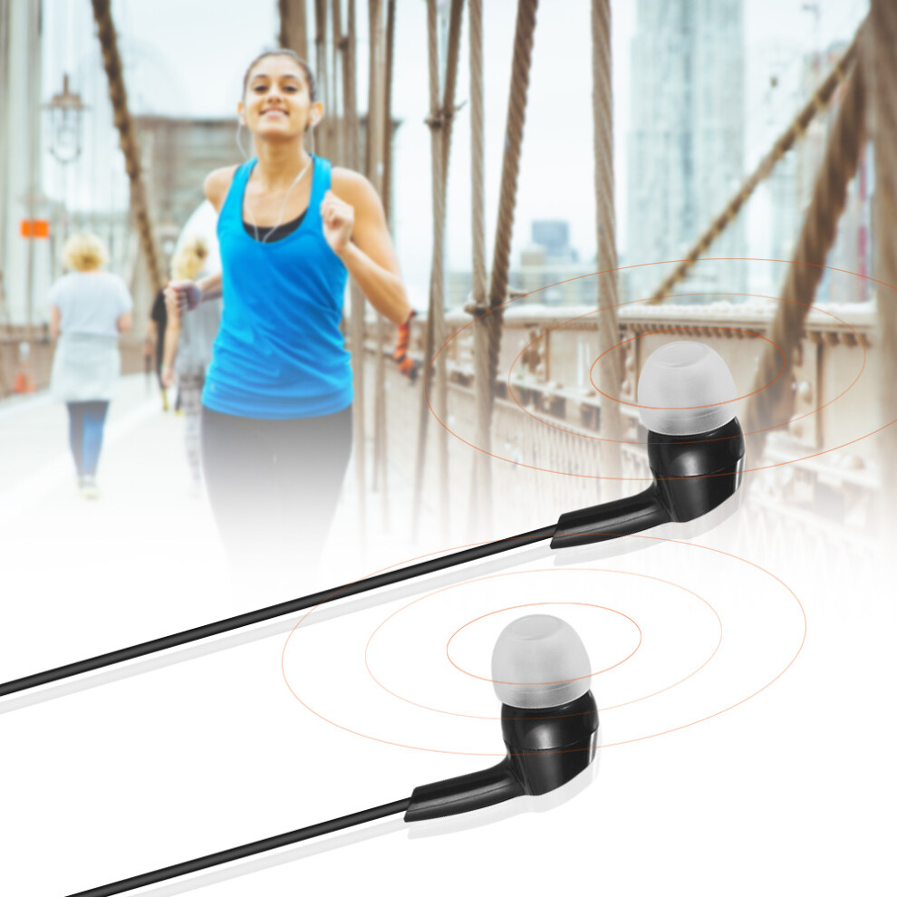 In-Ear Headphones Wired Earphones Earbuds 3.5Mm Black 8320539553153