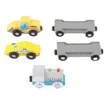 Wooden Train Set Child Friendly Safe Portable
