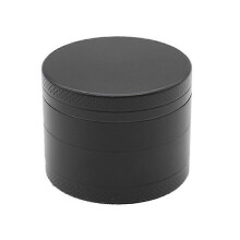 (63mm, Black) 1 Set Four Layer Herb Grinder Manual Strong Sealing Multipurpose Alloy Sharp Teeth Spice Grinder Cigarette Accessories Qinhai