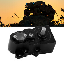 RC Getriebegehäuse Motor Aluminium CNC Vertikal D1RC für 1/10 RC Auto, Schwarz