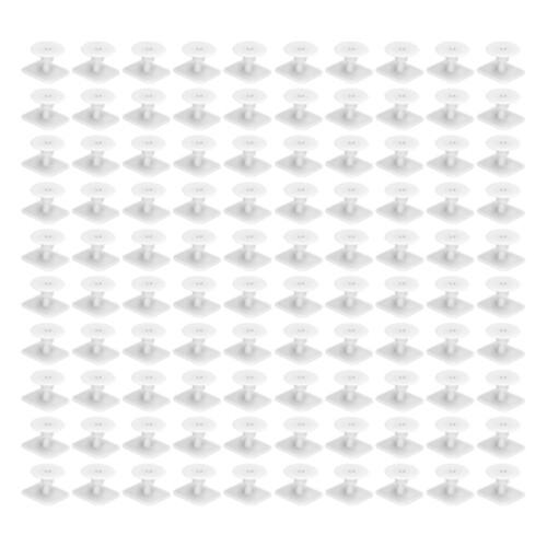 100 Pcs Blank Ear Tags Square Livestock Animal