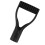 Spade Handle Plastic 32mm Inner Diameter D Grip 10