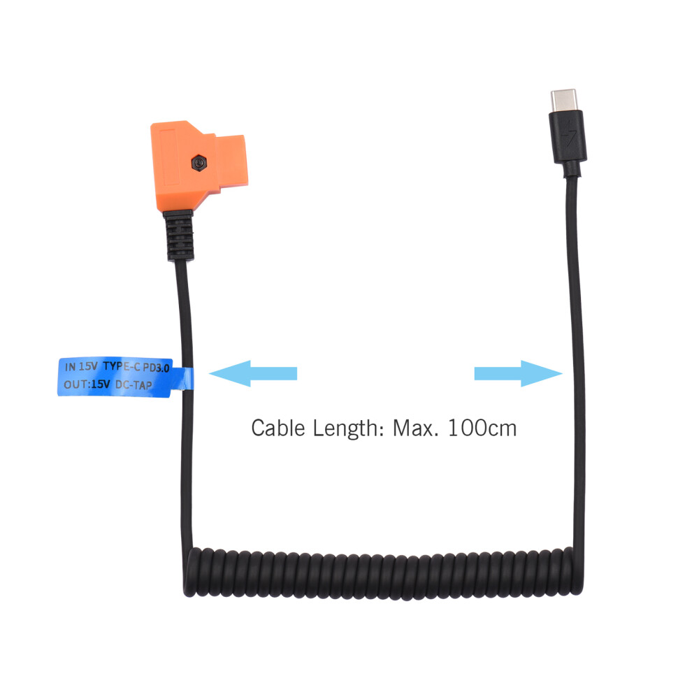 15V Pd3.0 Usb Type-C Male To 15V D-Tap Male 8320539554310