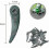 24 pack Bosch Durablade for Art 26-18 LI trimmer replacement blades 3