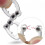 Magnetic Snoring Stopper for Adults, Comfortable Design, Adjustable Fit, 2-Pack 2
