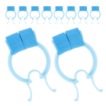 Rhinoplasty Clip Large Nose Rings Pack of 5 for Nosebleed Relief Sky Blue Studs Nose Filter Clips