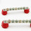 (Sm40 10) 10Pcs 8mm Polyester Standoff Insulators Busbar Insulator Supporter Electrical Insulators Conical Busbar Block 2