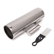 Stainless Steel Guiro with Scraper Percussion Instrument for Music Training - Durable, 12-Inch Size, Ideal for Beginners