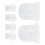 4pcs Duckbill Valves and 2pcs Silicone Diaphragm 8
