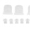 8pcs Duckbill Valves and 4pcs Silicone Diaphragm 14