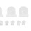 8pcs Duckbill Valves and 4pcs Silicone Diaphragm 13