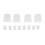 8pcs Duckbill Valves and 4pcs Silicone Diaphragm 1
