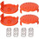 Pack Plastic Replacement Spool Cap Covers and Springs for Black and Decker Trimmer 5