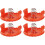 Pack Plastic Replacement Spool Cap Covers and Springs for Black and Decker Trimmer 2