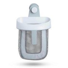 Hanging Bath Toy Storage with Quick Drying Mesh, Grey