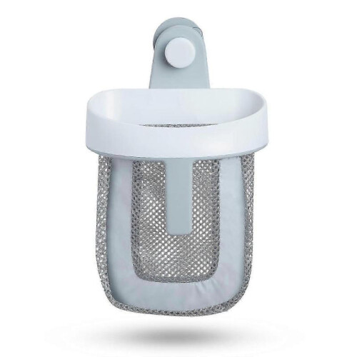 Hanging Bath Toy Storage with Quick Drying Mesh, Grey