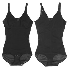 Damen Ganzkörper Shapewear XXL/XXXL Schwarz, Schlankmachend & Hebend